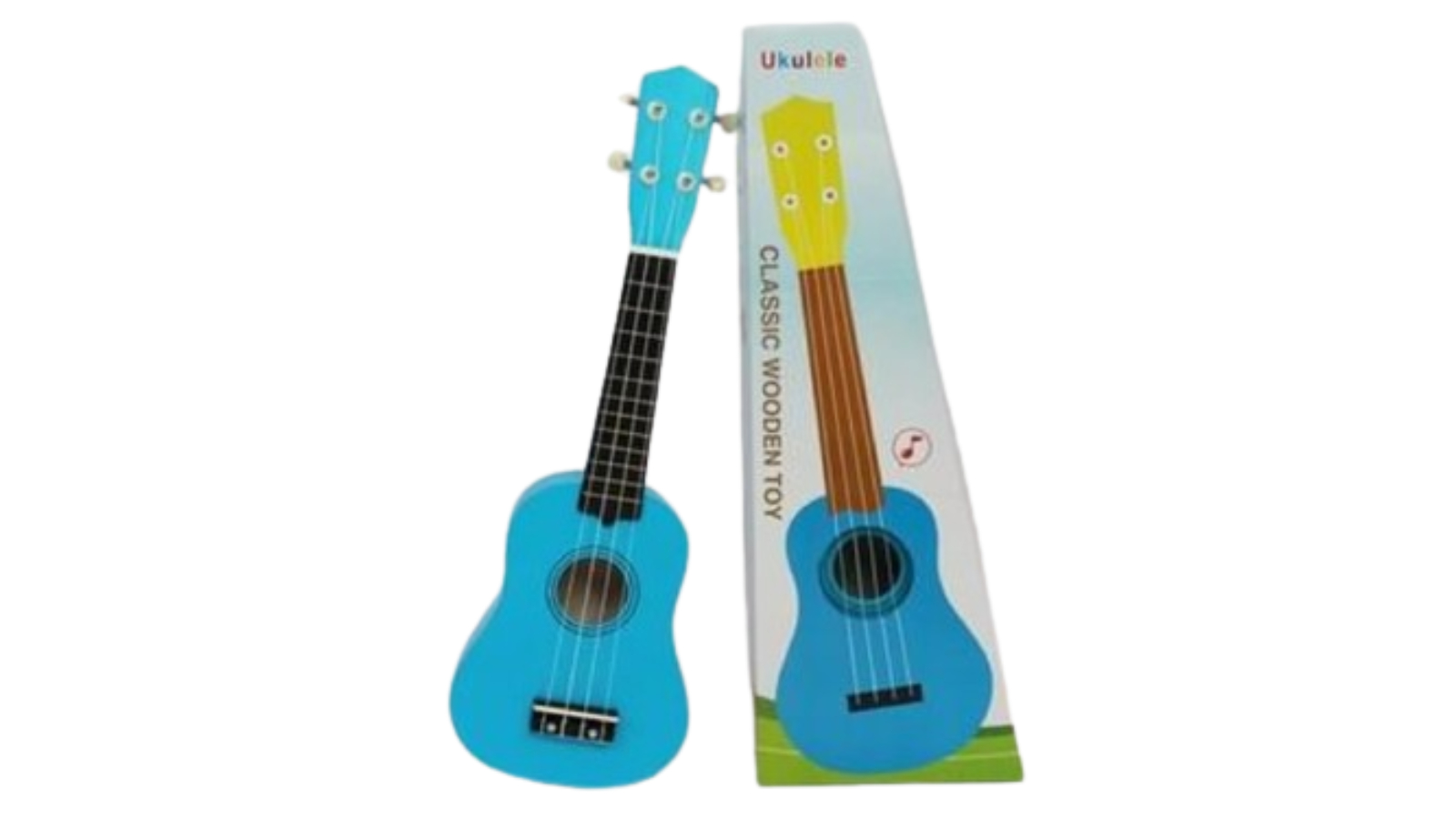 Assorted Colour Ukelele Wooden 4 String - 53cm
