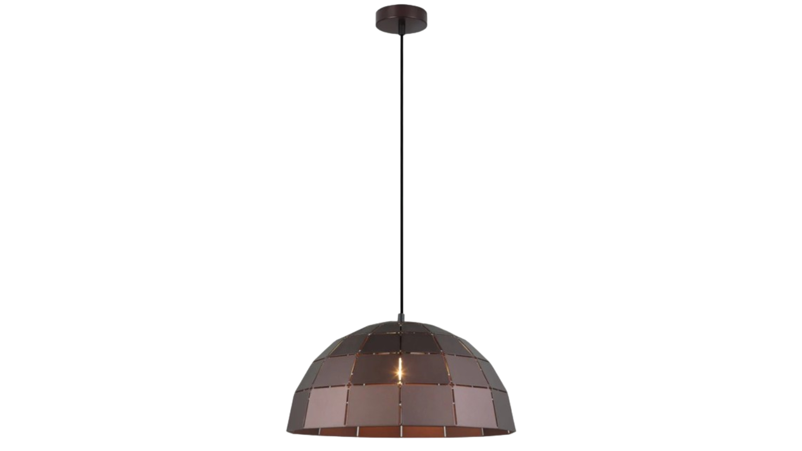 ARMIS Interior Retro Tiled Dome Pendant Light - Coffee