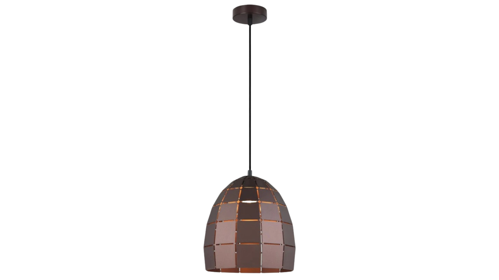 ARMIS Interior Retro Tiled Ellipse Pendant Light - Coffee