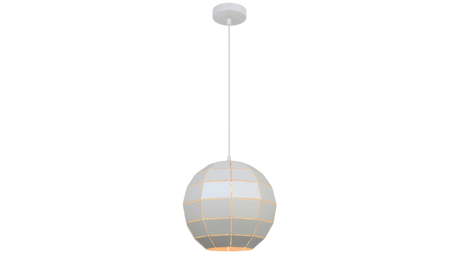 ARMIS Interior Retro Tiled Wine Glass Shape Pendant Light - Matte White