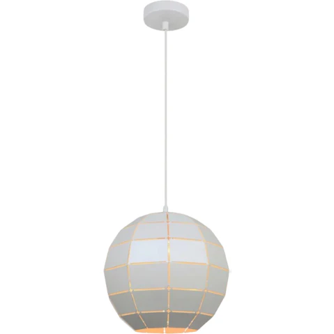 ARMIS Interior Retro Tiled Wine Glass Shape Pendant Light - Matte White
