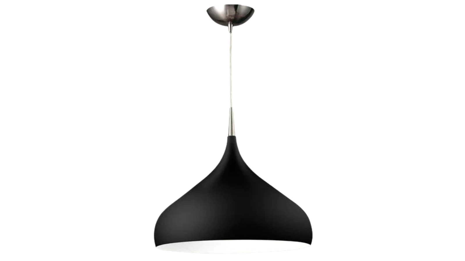 Zara Dome Shape Pendant Light - Matte Black