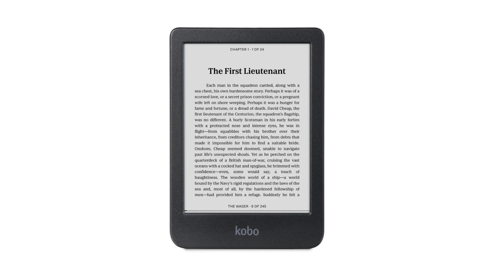 Kobo Clara Black and White E-Book Reader - Black
