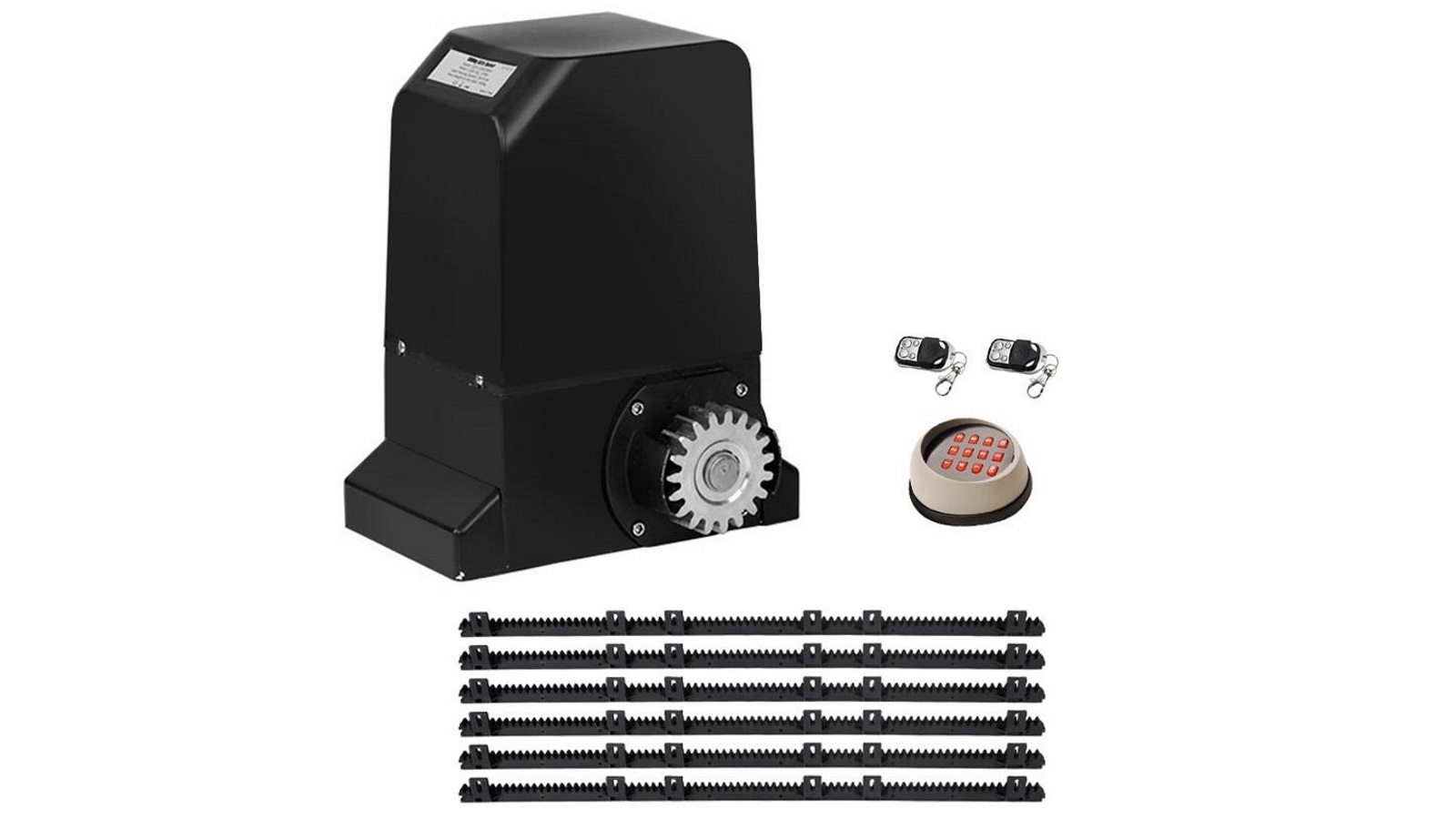 LockMaster 1000kg Electric Sliding Gate Opener with Automatic Motor Remote Rail