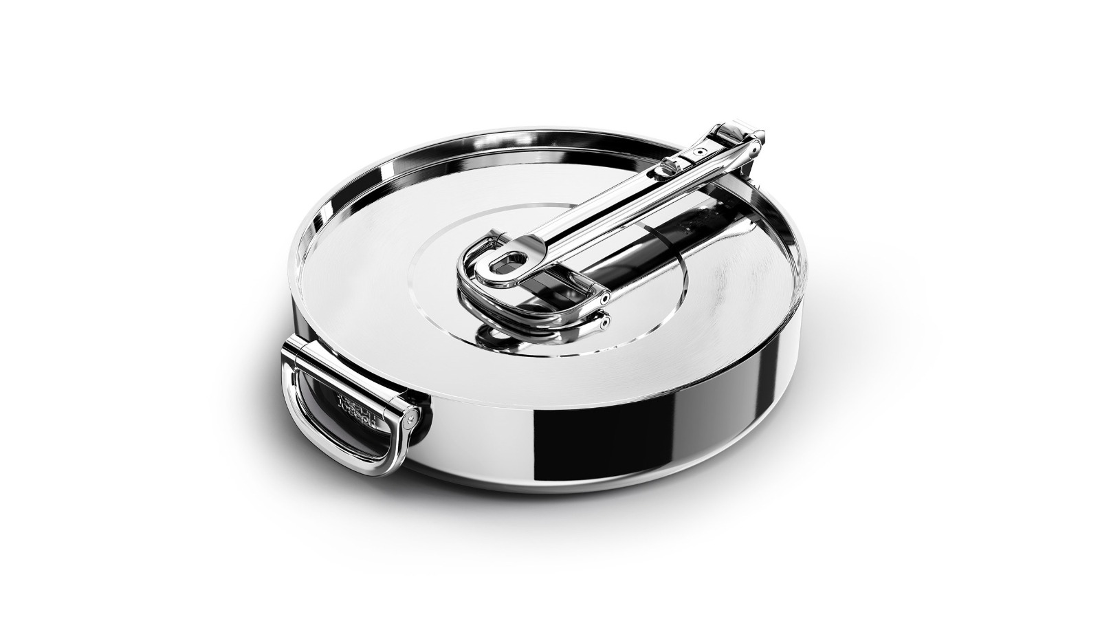 Joseph Joseph Space Steel Frying Pan with Lid - 28cm