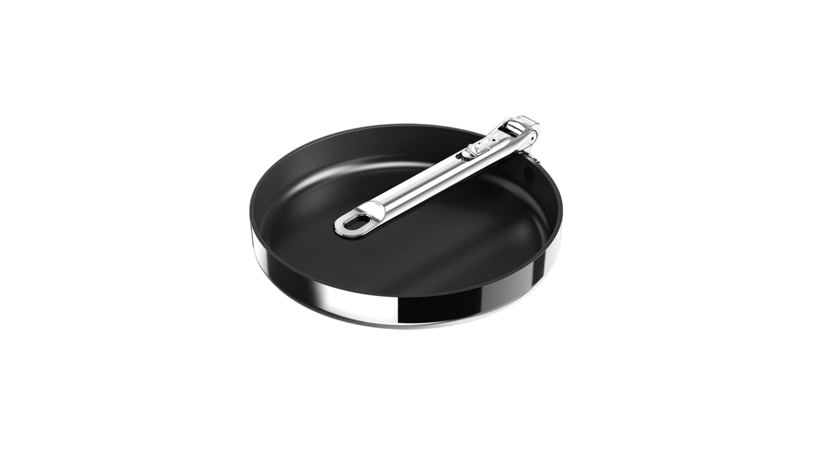 Joseph Joseph Space Steel Non-Stick Frying Pan - 24cm
