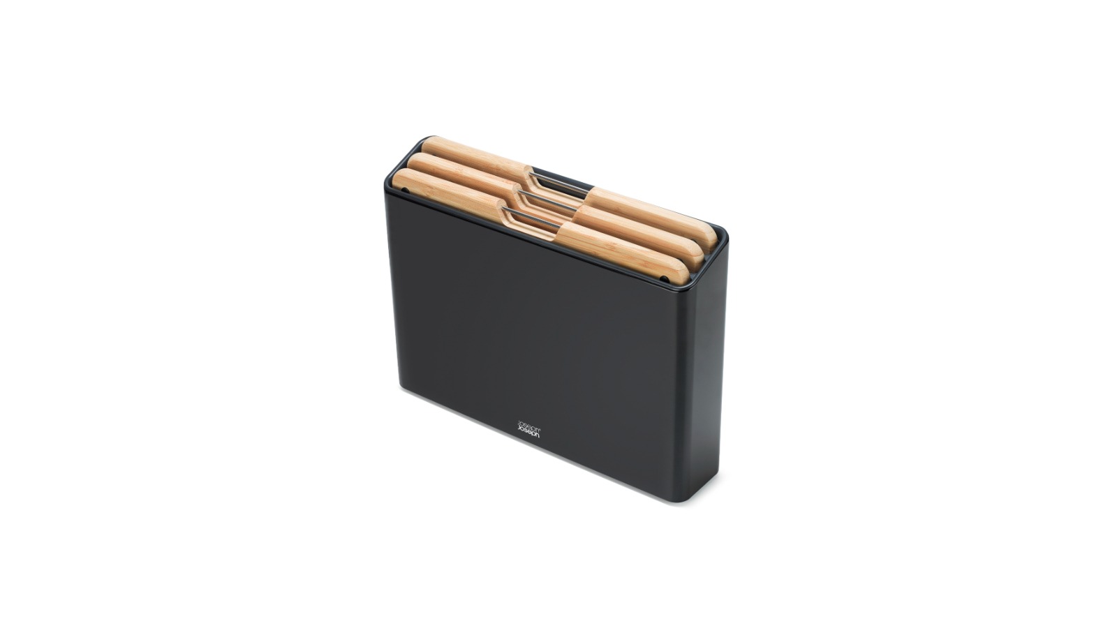 Joseph Joseph Set of 3 Folio Steel Bamboo Board - Black