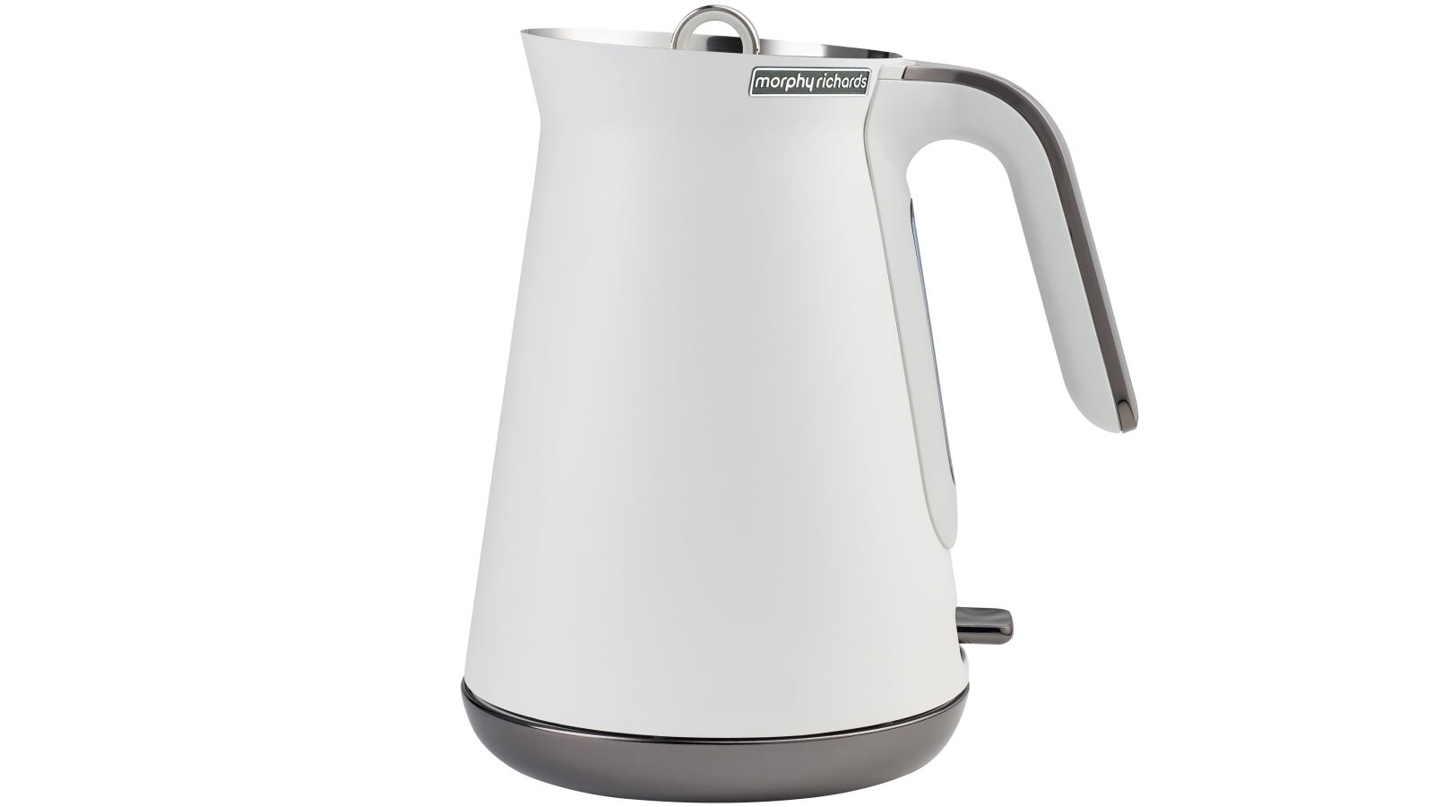 Morphy Richards Aspect Black Chrome 1.5L Kettle White Harvey Norman
