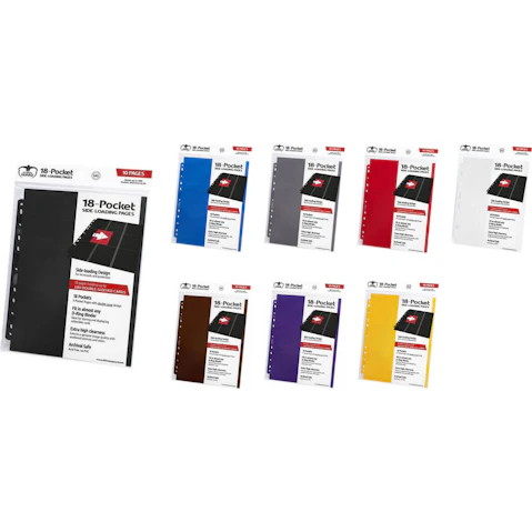 Ultimate Guard 18 Pocket Pages Side Loading