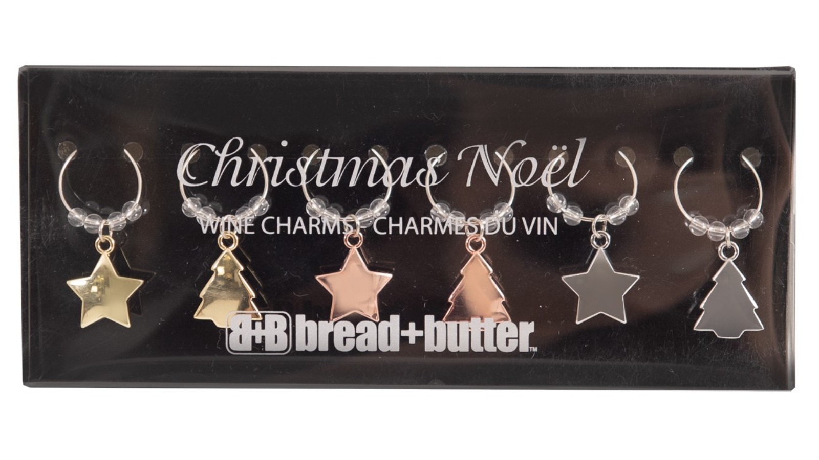 Bread and Butter Wine Glass Charms - Pack of 6 - Star Tree