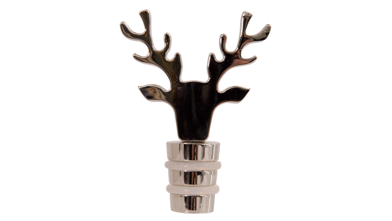 Bread and Butter Silver Stag Alloy Stopper