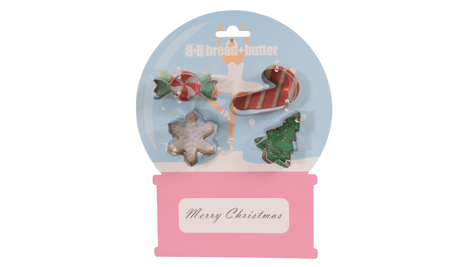 Bread and Butter Pack of 4 Cookie Cutter - Snowglobe