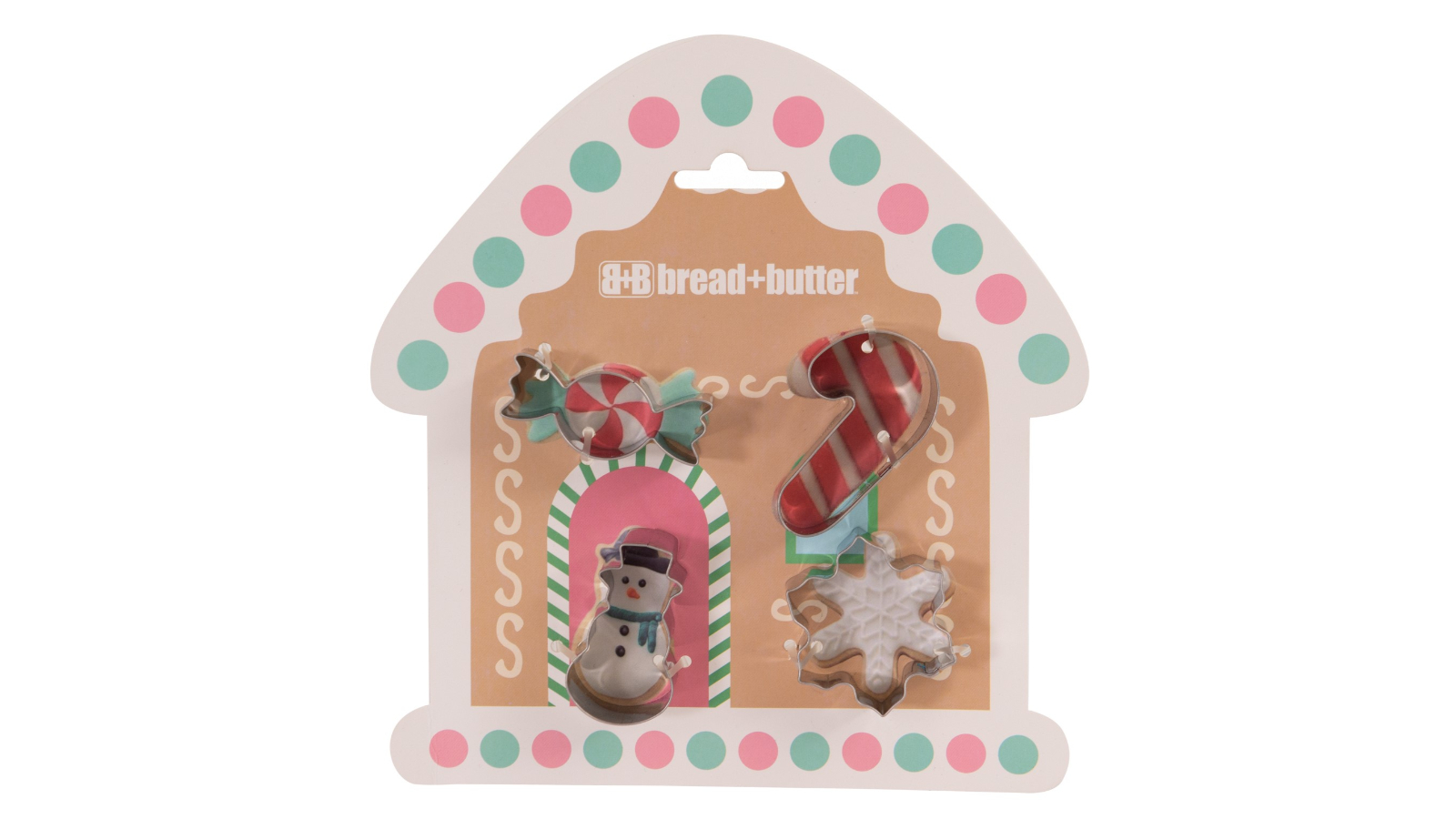 Bread and Butter Pack of 4 Cookie Cutter - House