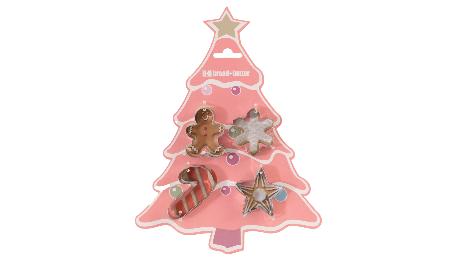 Bread and Butter Pack of 4 Cookie Cutter - Tree