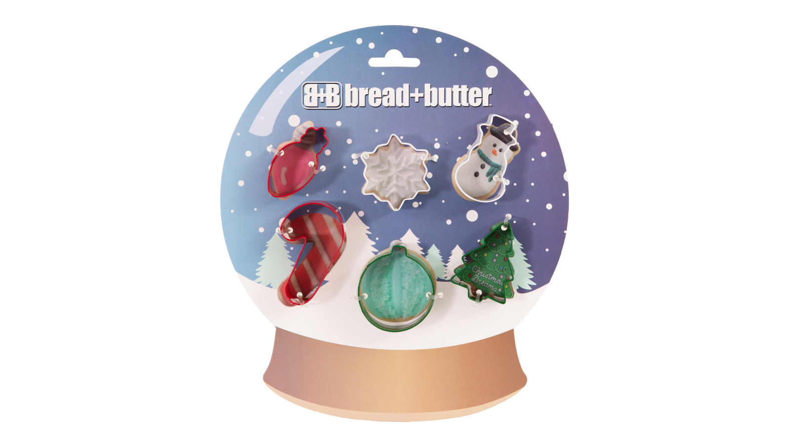 Bread and Butter Pack of 6 Cookie Cutter - Globe 