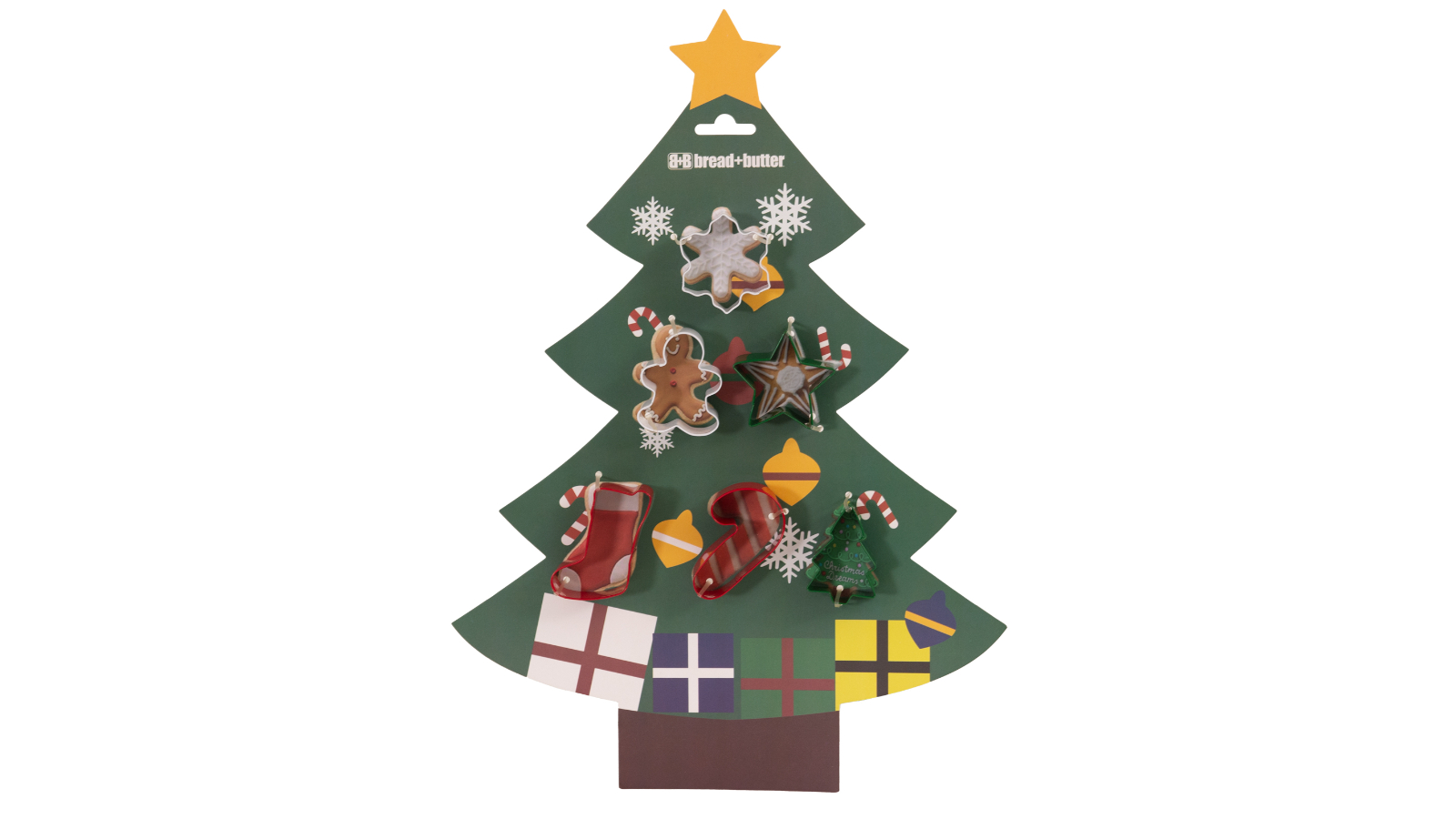 Bread and Butter Pack of 6 Cookie Cutter - Tree