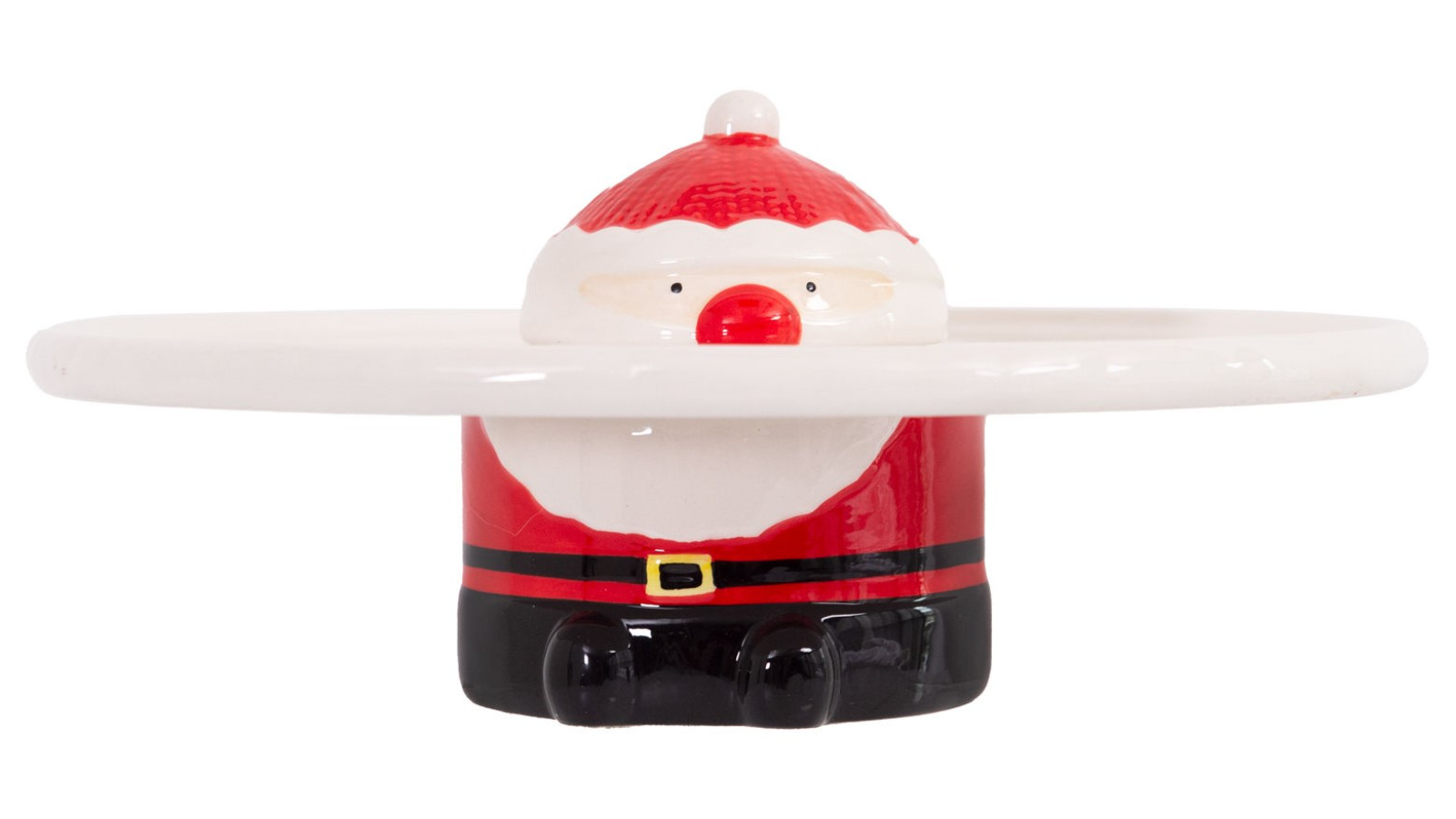 Bread and Butter Santa Cake Plate - 29 x 12.5cm