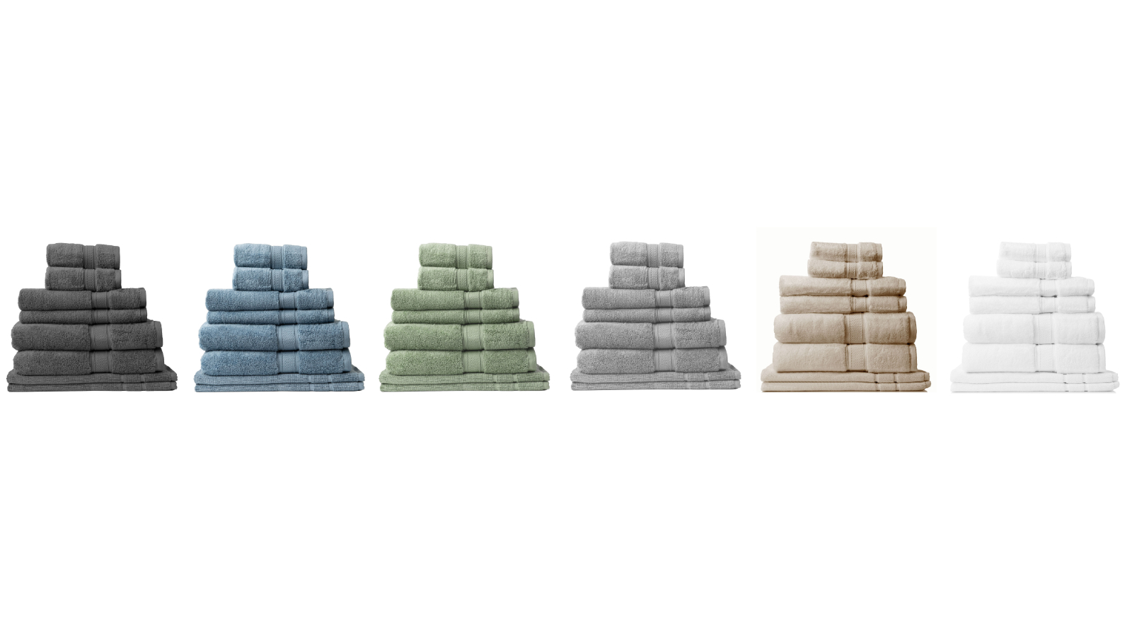 Royal Comfort 8 Piece Zero Twist Towel Set