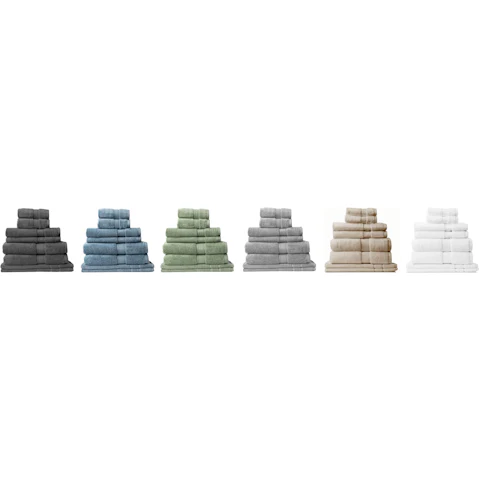 Royal Comfort 8 Piece Zero Twist Towel Set