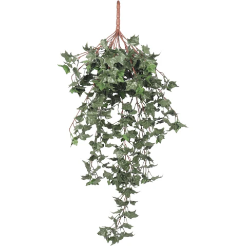 Designer Plants Artificial Hanging English Ivy Bush - 80cm