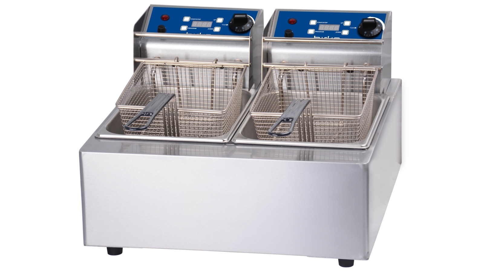 Birko Double 5L Deep Fryer Harvey Norman
