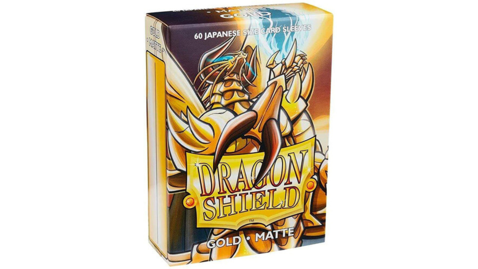 Dragon Shield Box of 60 Japanese Matte Card Sleve - Gold