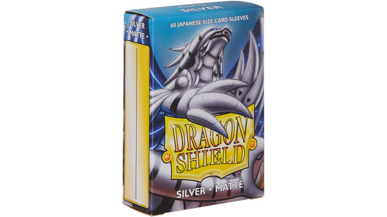 Dragon Shield Box of 60 Japanese Matte Card Sleve - Silver