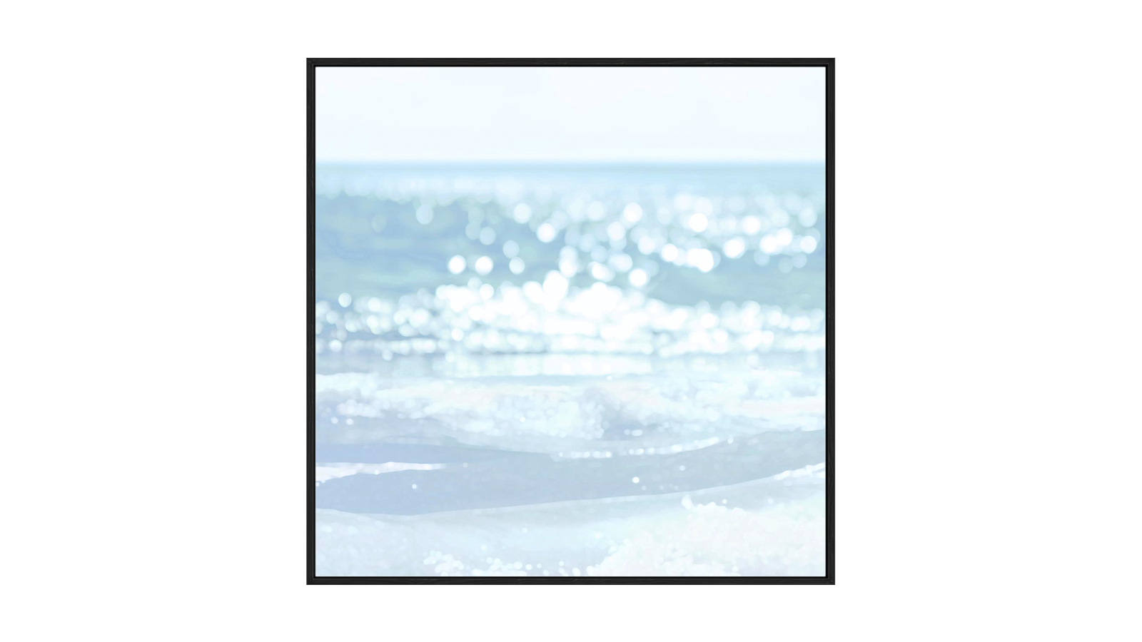 La Grolla Serene Reflection I Black Gallery Wall Art - 87 x 87cm
