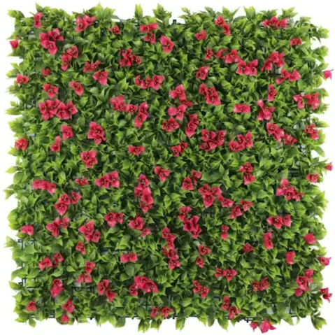 Designer Plants UV Resistant Flowering Pink Vertical Garden - 1 x 1metre