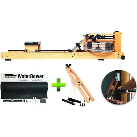 WaterRower Natural Rowing Machine Complete Package