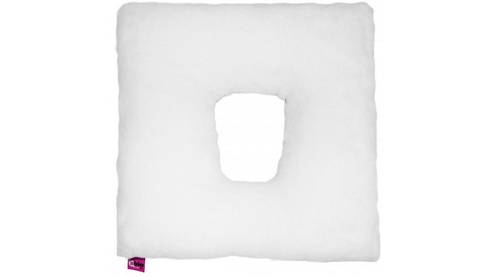 Ubio Square Donut Cushion - White