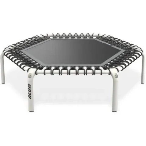 ACON 1.41metre Hexagon Rebounder Fitness Trampoline - White
