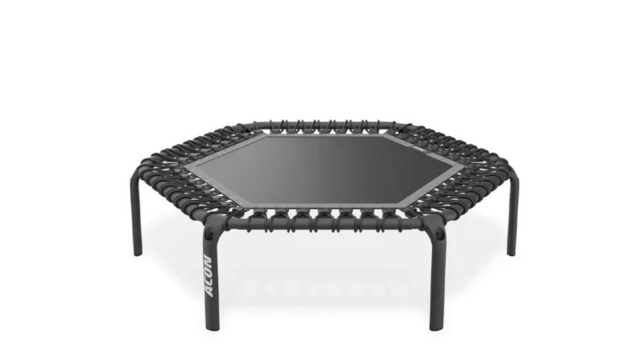 ACON 1.41metre Hexagon Rebounder Fitness Trampoline - Black