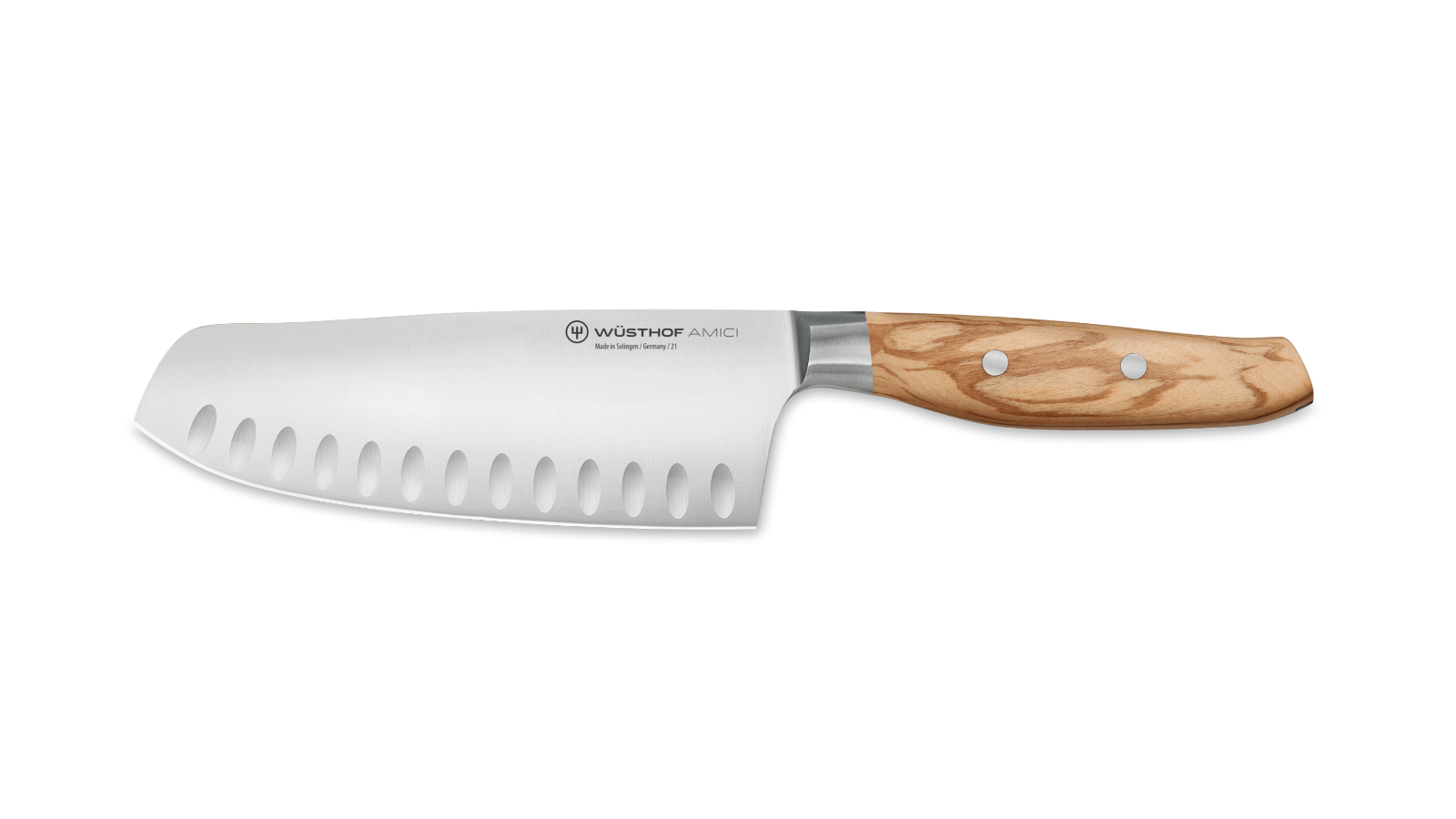 Wusthof Amici Santoku Knife with Hollows - 17cm