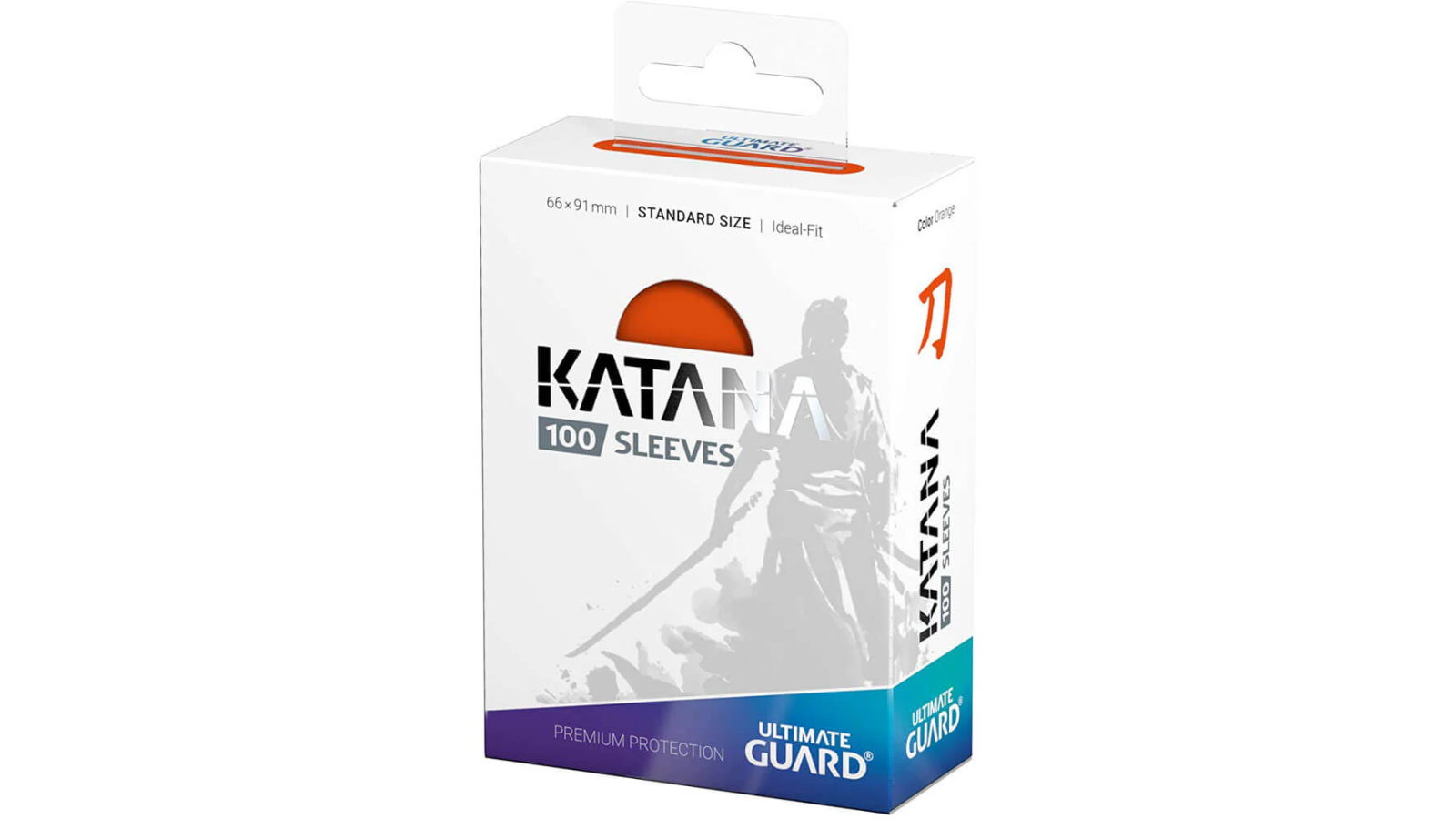 Ultimate Guard Katana Pack of 100 Standard Size Sleeves - Orange