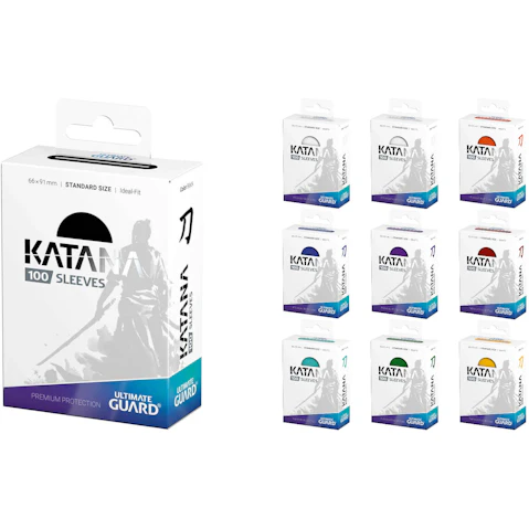 Ultimate Guard Katana Pack of 100 Standard Size Sleeves