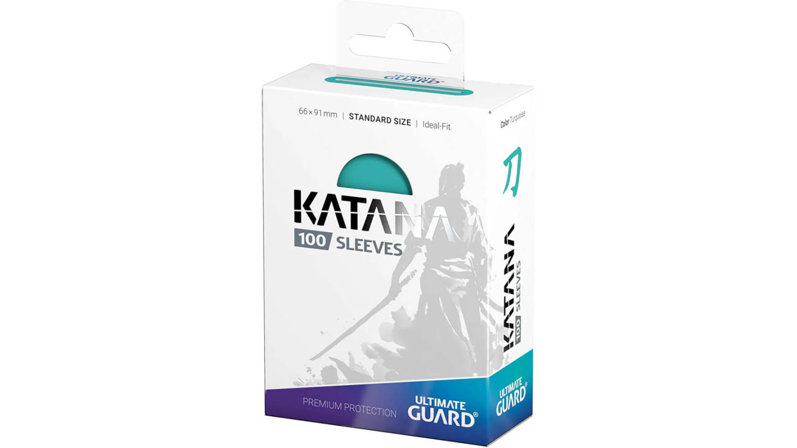Ultimate Guard Katana Pack of 100 Standard Size Sleeves - Turquoise