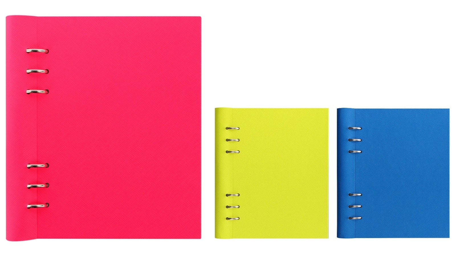Filofax A5 Clipbook Saffiano Fluoro Notebook
