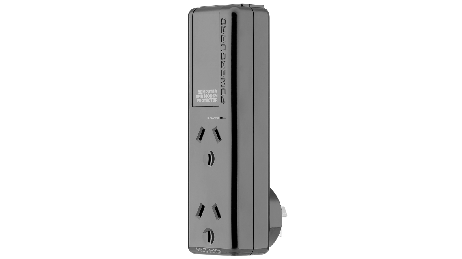 PowerGuard Dual Outlet with ADSL/Ethernet Protection - Black