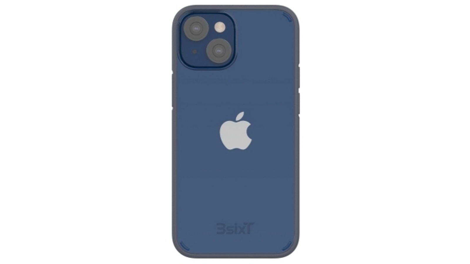 3SIXT BioFlex Case for iPhone 13 Mini - Clear/Grey