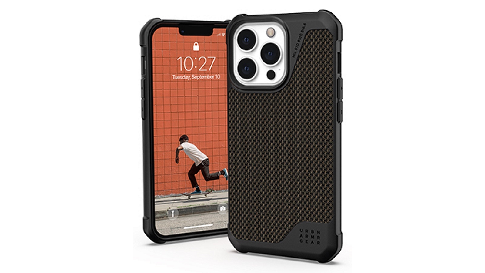 UAG Metropolis LT Case for iPhone 13 Pro - Kevlar Black