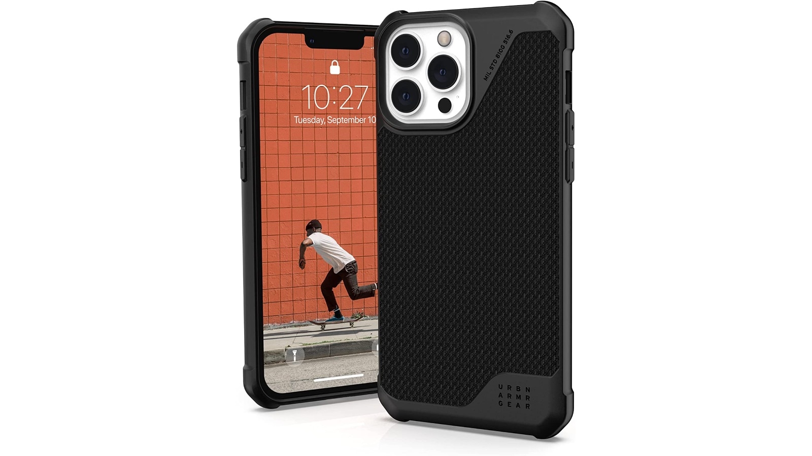 UAG Metropolis LT Case for iPhone 13 Pro Max - Kevlar Black