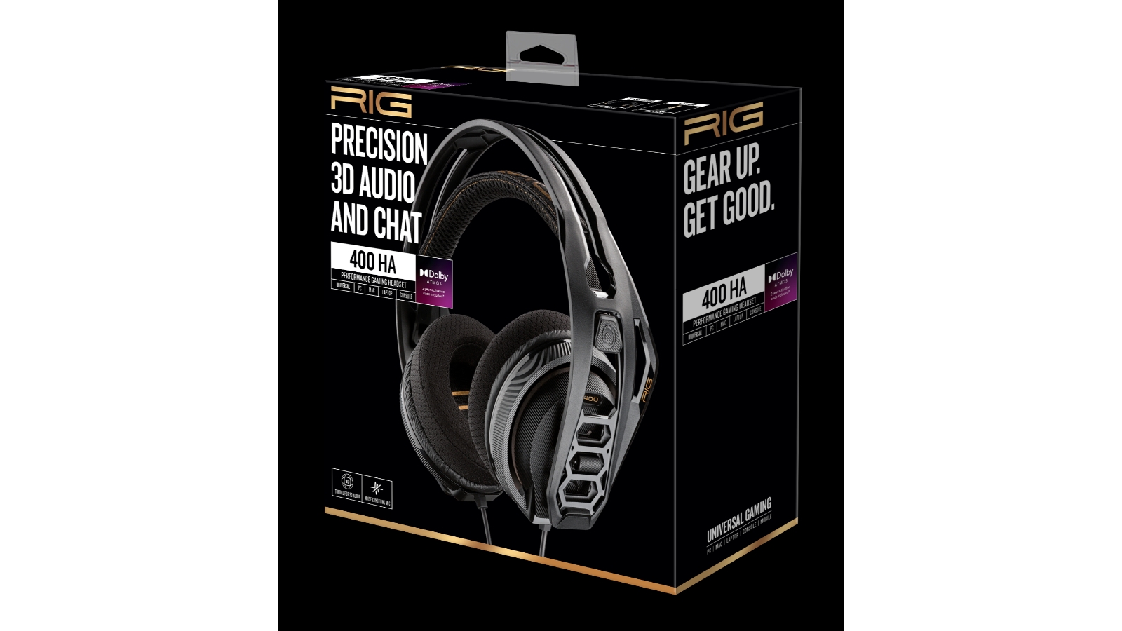 RIG 400 HA V2 Gaming Headset - Black | Harvey Norman