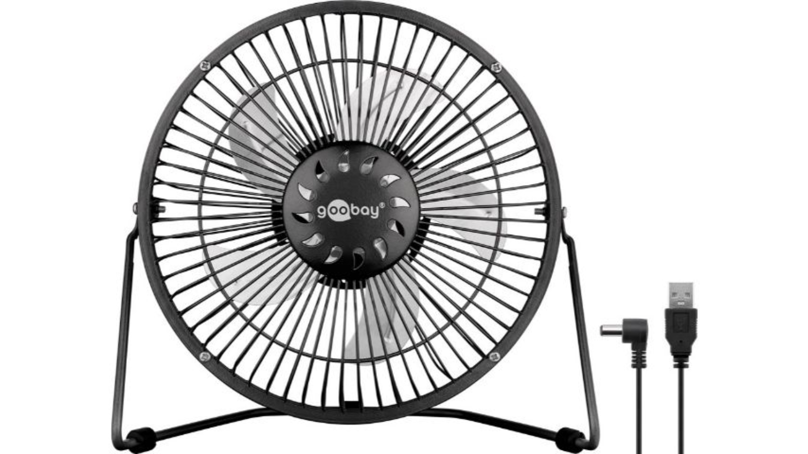 Goobay 8inch Desktop USB Fan Black Harvey Norman