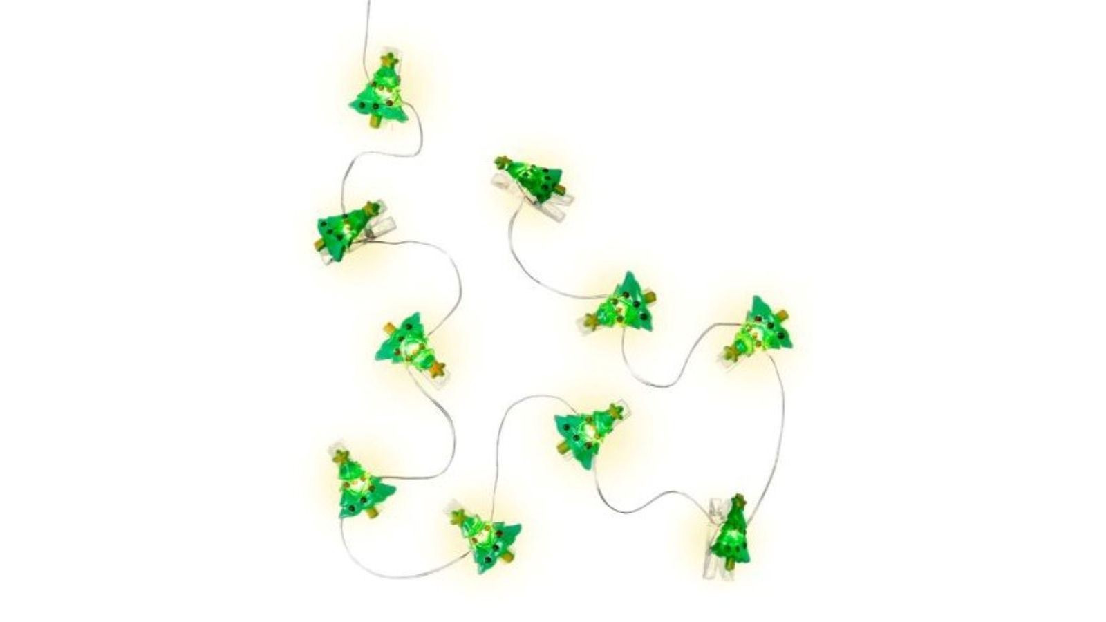 Goobay 10 LED Photo Clip Fairy Lights Christmas Tree - 1.4Metre
