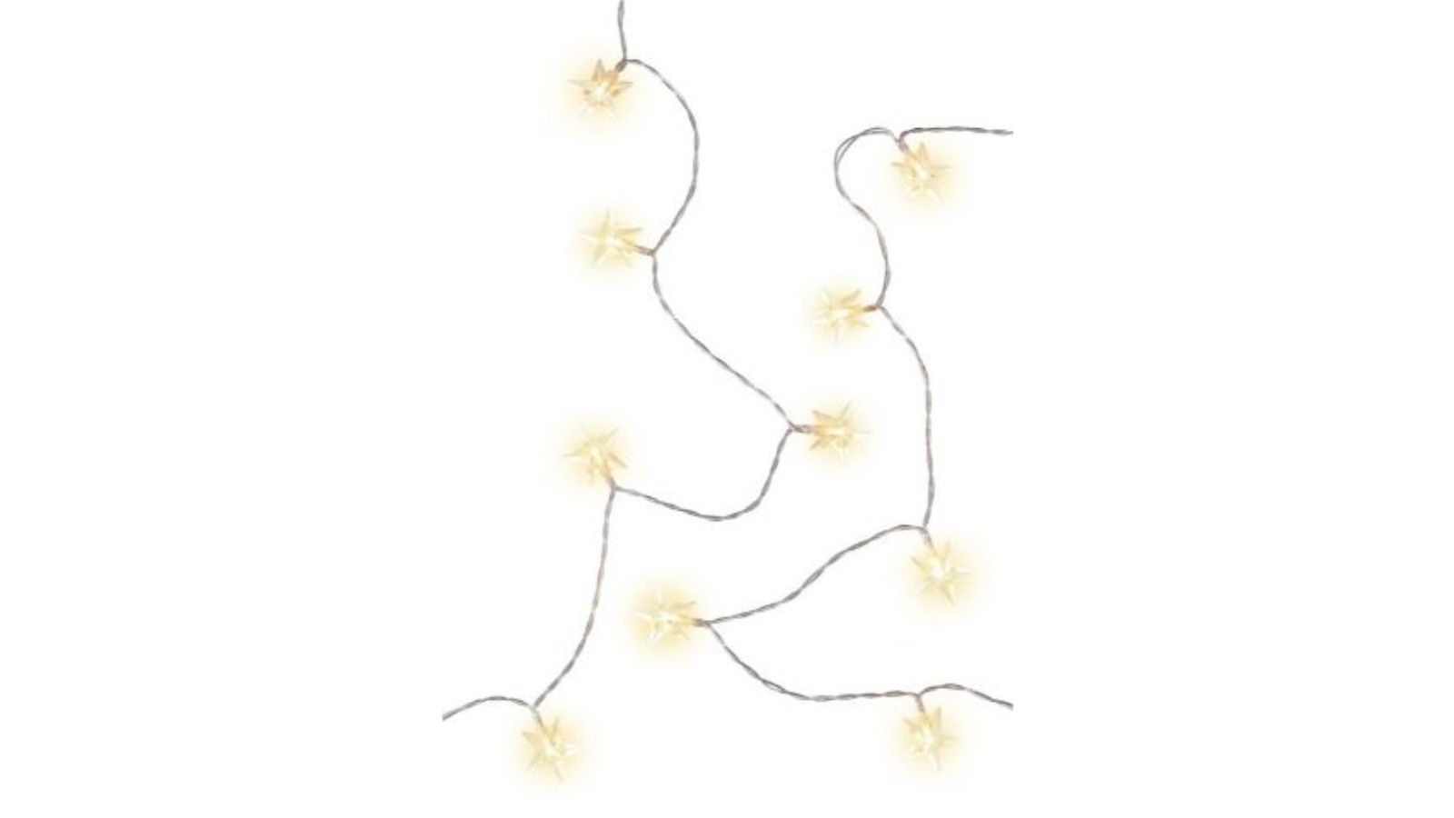 Goobay 80 LED Fairy Lights 12.15m - Stars