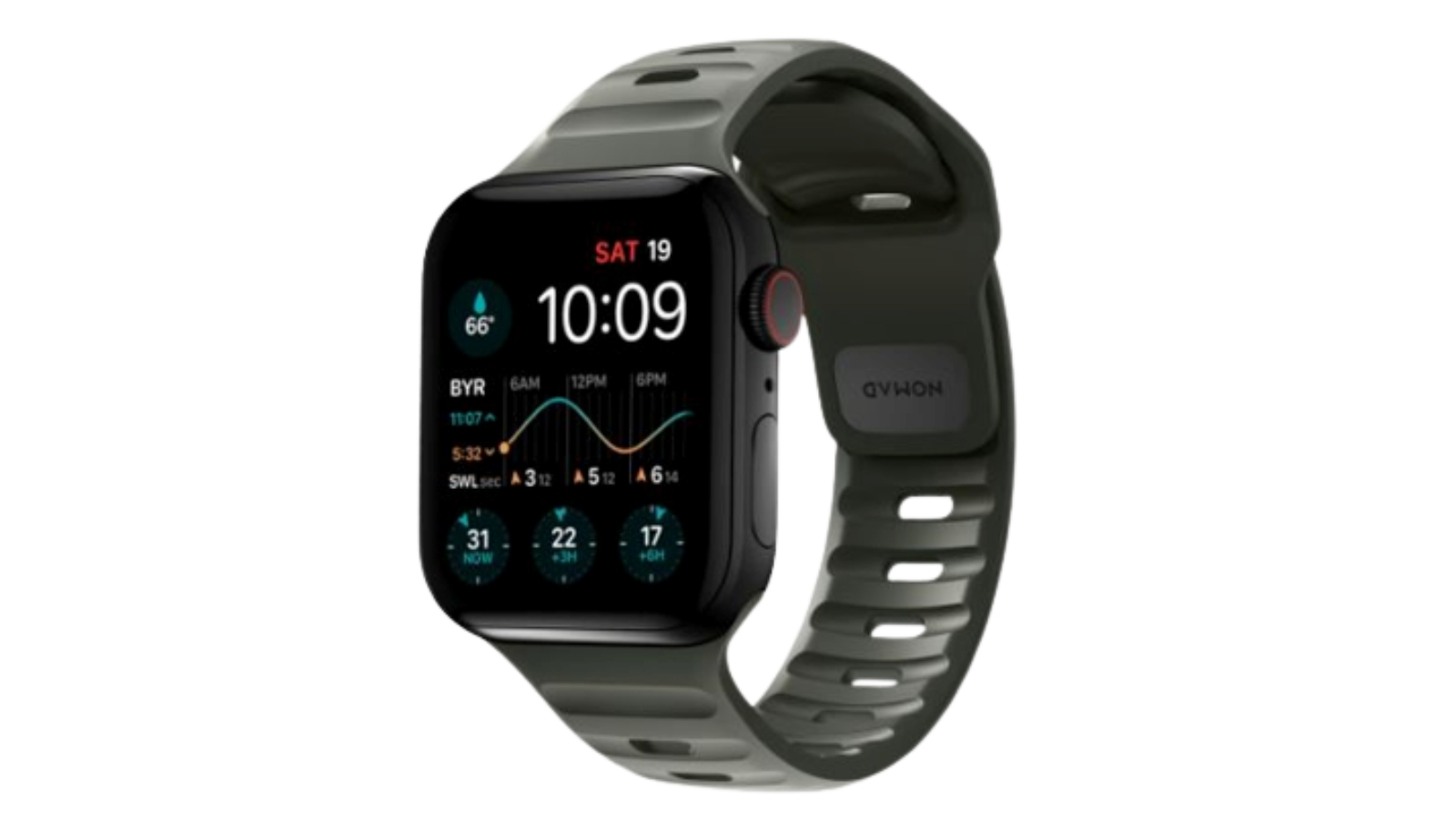 Nomad 41mm Apple Watch Sport Band - Ash Green