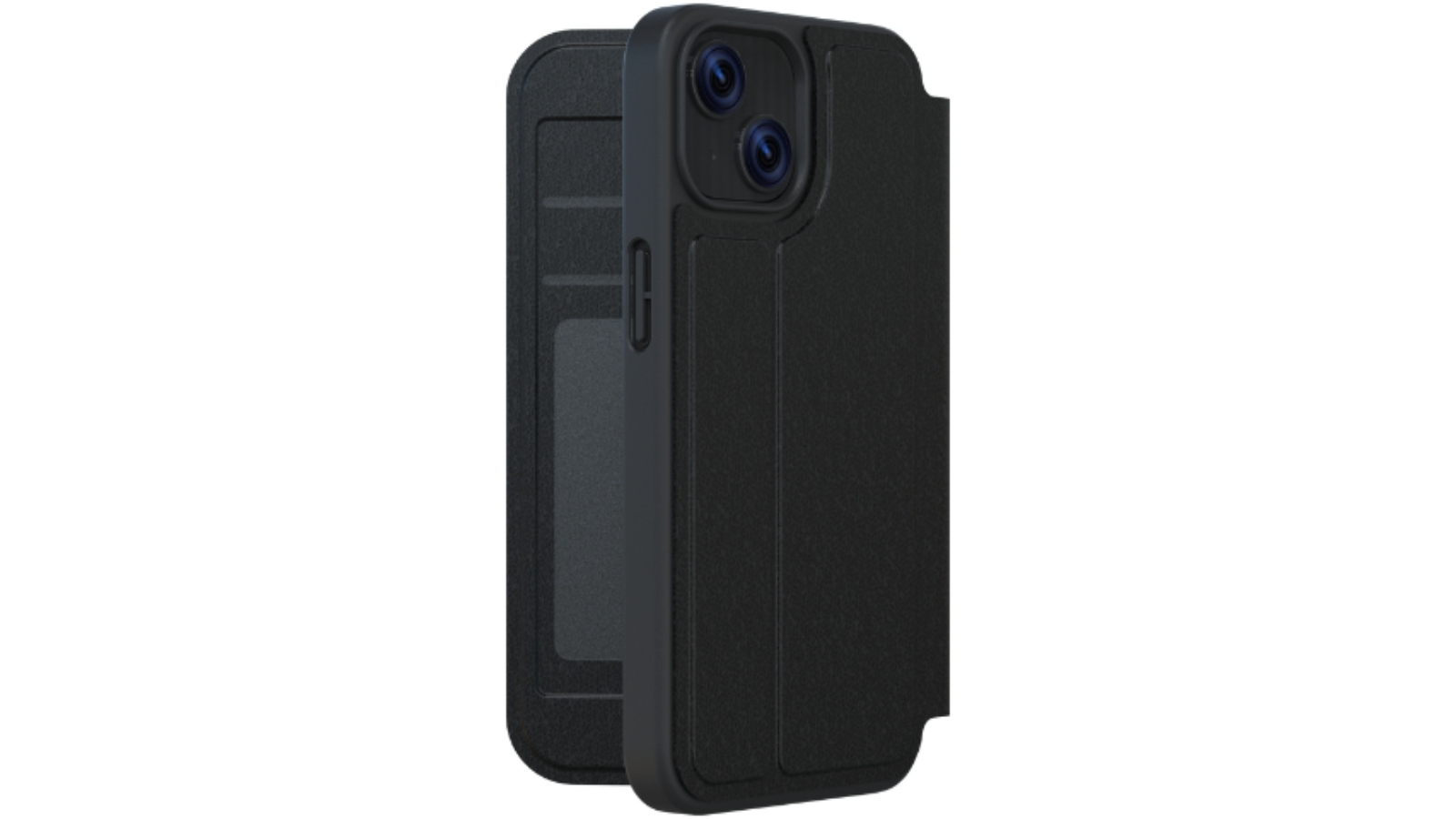 3SIXT iPhone 15 SlimFolio MagSafe Phone Case - Black