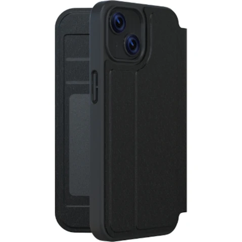 3SIXT iPhone 15 SlimFolio MagSafe Phone Case - Black