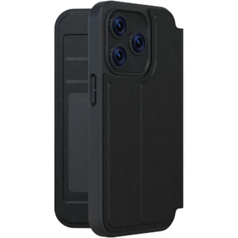 3SIXT iPhone 15 Pro SlimFolio MagSafe Phone Case - Black